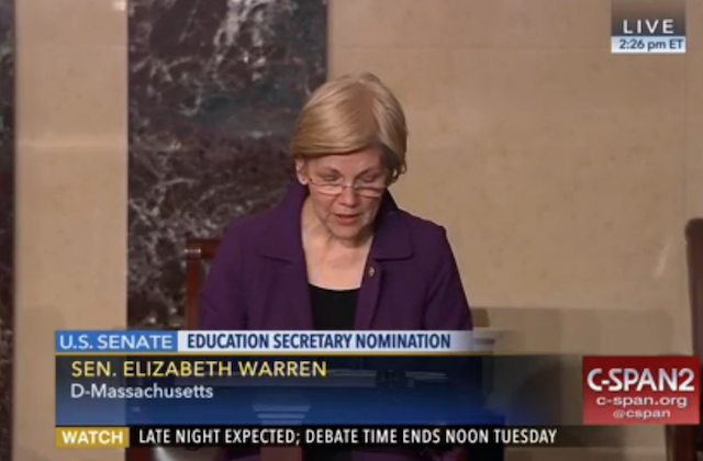 Watch Senate Democrats Holdthefloor For 24 Hours Ahead Of Betsy