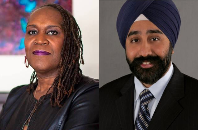 Andrea Jenkins and Ravinder Singh Bhalla