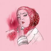 Illustration of Mona Haydar