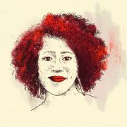 Illustration of Nikole Hannah Jones