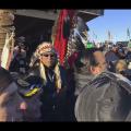 Water protectors celebrate the announcement that the Army Crops of Engineers denied the easement to cross their sacred land and water on December 4, 2016,