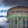 The city of Flint Water Plant is illuminated by moonlight on Jan. 23, 2016, in Flint, Michigan. The state approved new funds for the city yesterday.